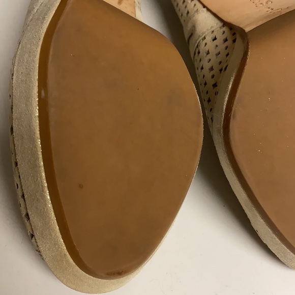 Paul Green Cream Sparkling Heeled Slip On Shoes Size 8 - Picture 15 of 17